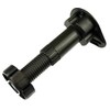 Merriway BH05994 (4 Pcs) Adjustable Cabinet Leg Black Plastic, Adjustable