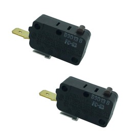 LONYE SZM-V16-FC-63 W10269460 Microwave Door Switch Replacement for Whirlpool Maytag Amana Microwave PS2361113 AP4429920(Normally Open)(Pack of 2)