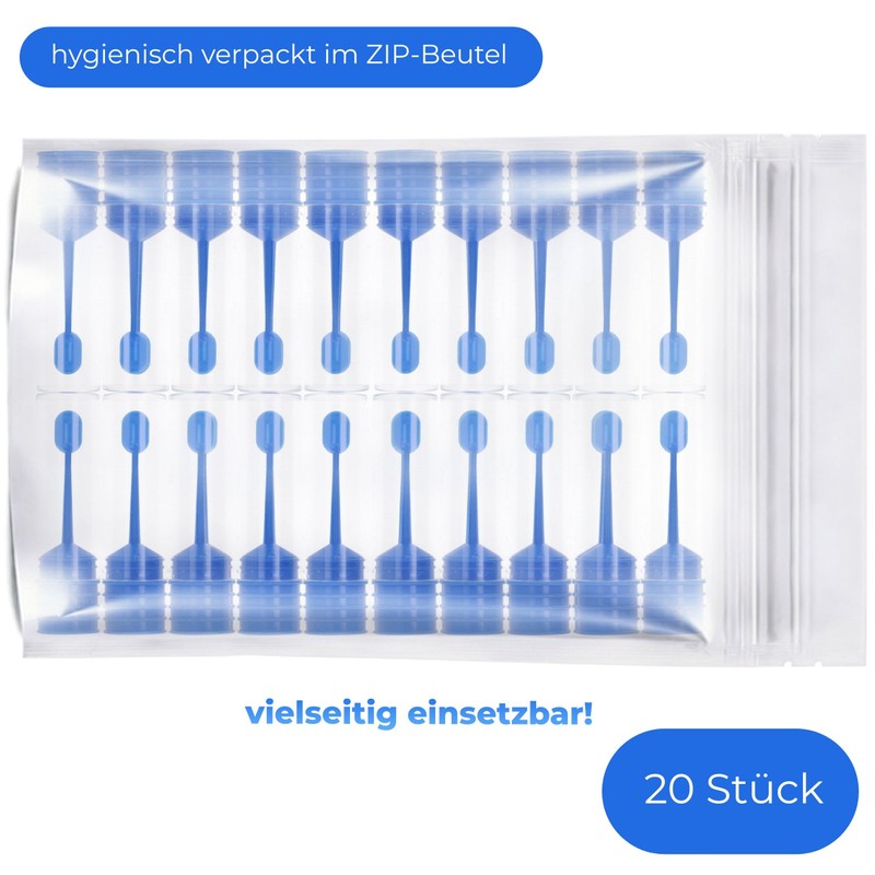 Horn Medical 20 x Examination Tubes, Chair / Waste Tubes,