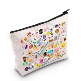 MEIKIUP K-POP Boy Group Makeup Bag K-POP Fans Gift Stay Fandom Cosmetic Bag K-Drama Music Merchandise for K-POP Fans (Stray-K Bag)