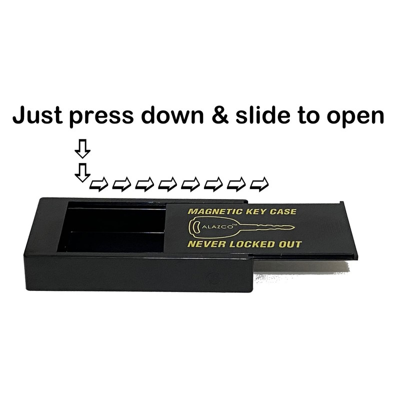 2 Hide A Key Magnetic Under Car Spare Key Holder