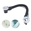 Overflow Bath Drain, 25.6inch Flexible Bathtub Overflow Drainer Concealed SPA