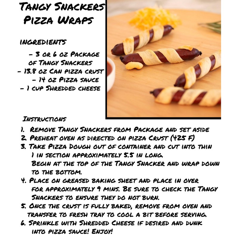 Cloverdale Tangy Snackers Summer Sausage 6 Ounce - Mini Snacking