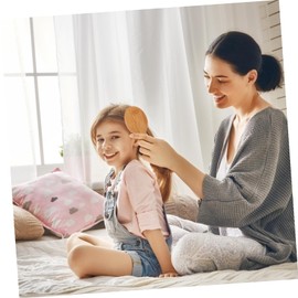 FOMIYES Anti-Static Massage Hair Brush Bamboo Cushion Comb 2 Pack Scalp Massager for Hair Dryness Restlessness Relief