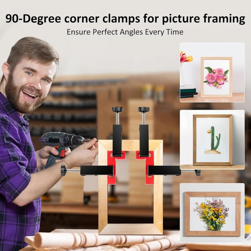Zeyfon Corner Clamps for Woodworking - Durable & Versatile 90