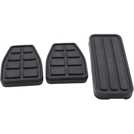 SHLPDFM 3-Piece Accelerator Pedal Clutch Pedal Brake Pedal Rubber Pedal Pad for Transporter T4 1990-2003 321721173 171721647