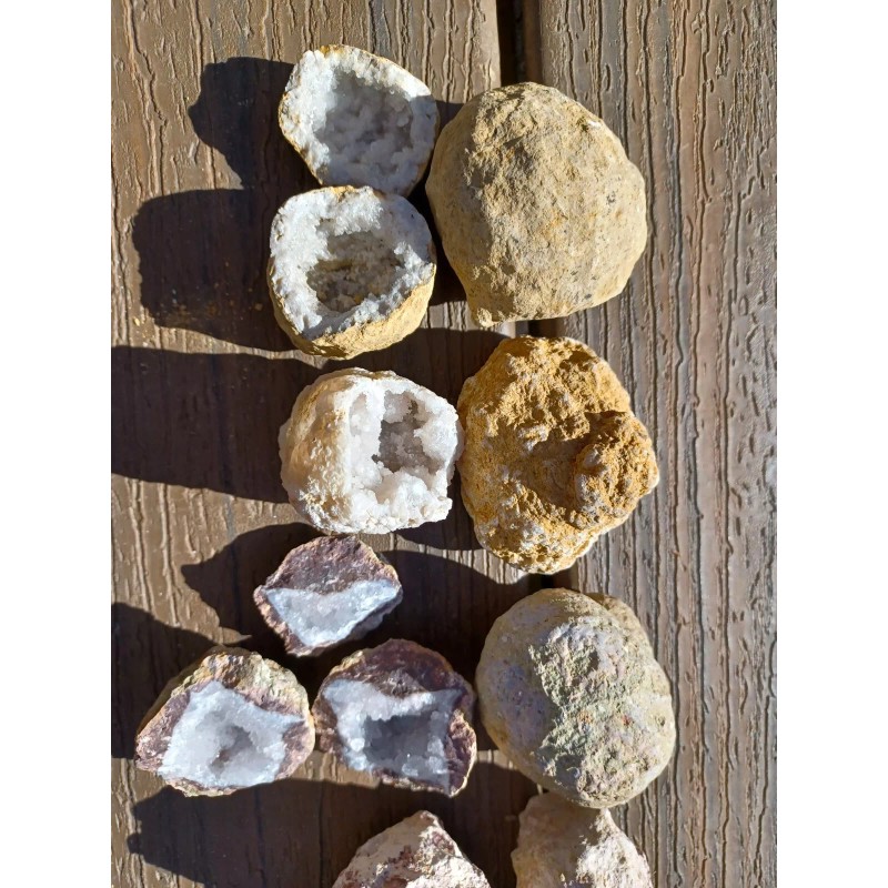 Crack your own geode sampler pack 6 different break geodes