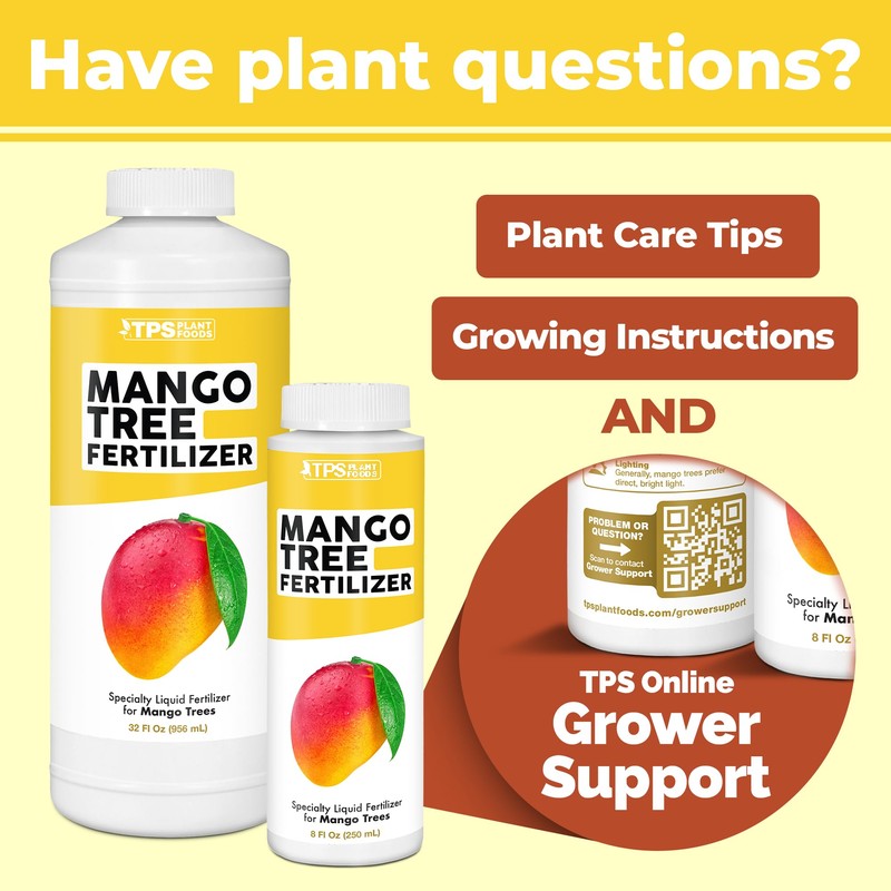 Mango Tree Fertilizer for All Mangoes and Anacardiaceae Trees, Liquid