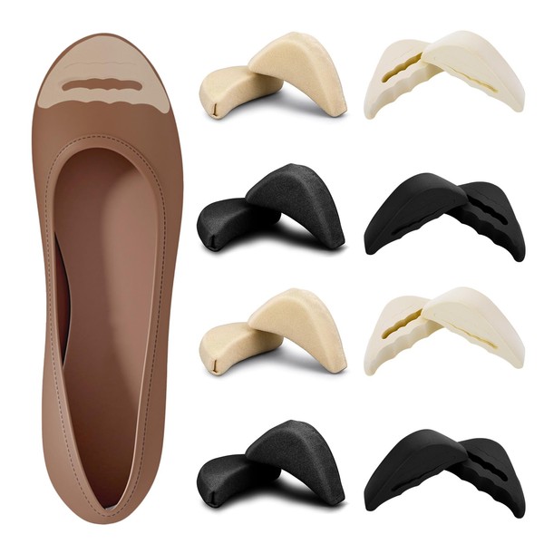 ElevateTech 8 Pairs Toe Inserts Reusable Soft Sponge Foam Toe