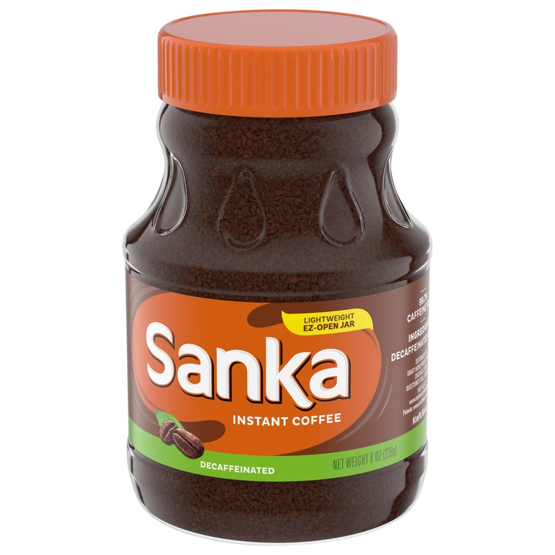 Sanka Decaf Instant Coffee, 8 oz Jar