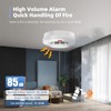 WiFi Smart Smoke Detector Fire Smoke Alarm Auto-Check Tuya App