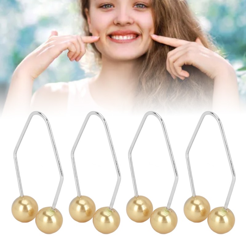 2 Pair Dimple Trainer Tool Piercing Free Improve Smile Dimple