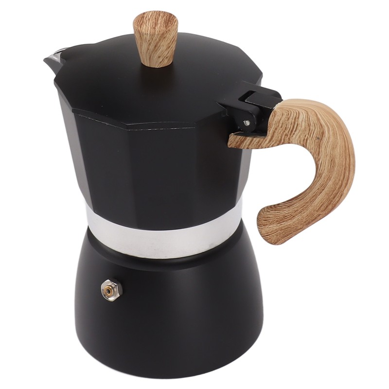 Moka Coffee Pot Octagonal Aluminum Classic Portable Hand Brewing Coffee