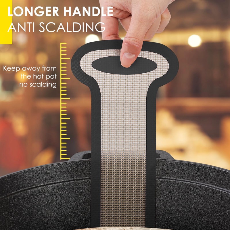 Upgraded Silicone Bread Sling Dutch Oven Liners Sourdough Baking Supplies