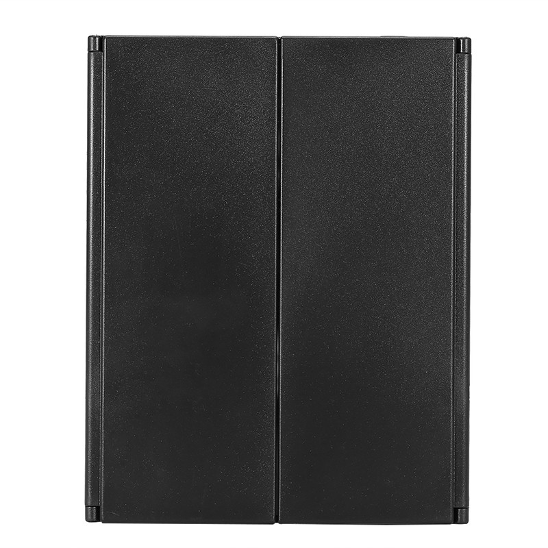 1pc Tri sided Foldable 8 Led Brightness Lights Desktop Table