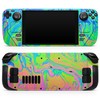 DesignSkinz - Compatible with Steam Deck - PC Skin Decal Protective Scratch Resistant Vinyl Wrap Gaming Cover - Neon Color Swirls