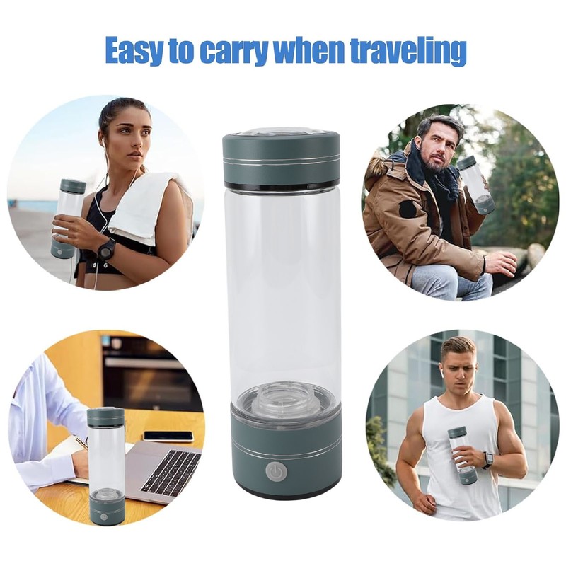 Hydrogen Rich Water Bottle Multipurpose SPE PEM Technology 1300‑1600ppb Hydrogen