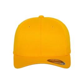 Flexfit Mens Wooly Combed Baseball Cap, Gold, 6-12 Years UK
