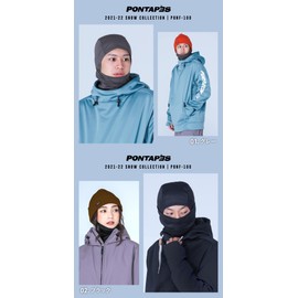 Purple Cow PONTAPES PONF-103 3-Way Thermal Balaclava Face Mask Neck Warmer with Nose Vent Balaclava