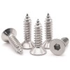 M4 x 25mm (50 pcs) Countersunk Socket Head Wood Screws,