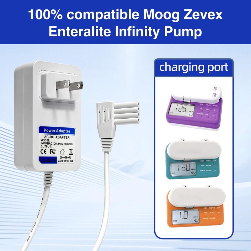 Ousaly Power Supply Adapter for Moog Zevex Enteralite Infinity Pump