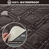 TAOCOCO 100% Waterproof Recliner Sofa Covers 3 Seater, Split Couch