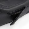 PIT66 Black Armrest Cover Center Console Lid Cover Microfiber Leather