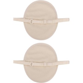 Almohadillas para el Sudor de las Axilas Almohadillas Absorbentes de Algodón Reutilizables Cubierta Protectora para el Sudor de las Axilas Almohadillas Absorbentes para el Sudor Tono de Piel