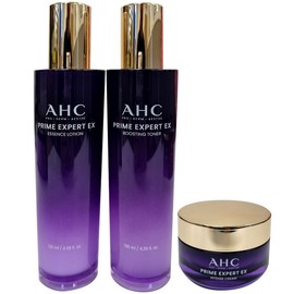 AHC Prime Expert EX Toner + Lotion + Cream 3 types 1 set /NEW 2025 Latest Award / AHC 프라임 엑스퍼트 EX 토너+로션+크림 3종 1세트 /NEW 2025년 최신상