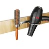 Salon Galvanized Stainless Steel Hair Dryer Holder Hands Free Comb