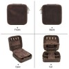 Contacts Leather Jewelry Box Travel Jewelry Storage Organizer for Men