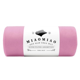 MIAOMIAO Non-Slip Hot Yoga Towel Set,Super Absorbent Microfiber in, 24.5" x 72" - Anti-Slip, Injury Free Design for Pilates, Yoga Mats, Exercise, and Fitness Gear