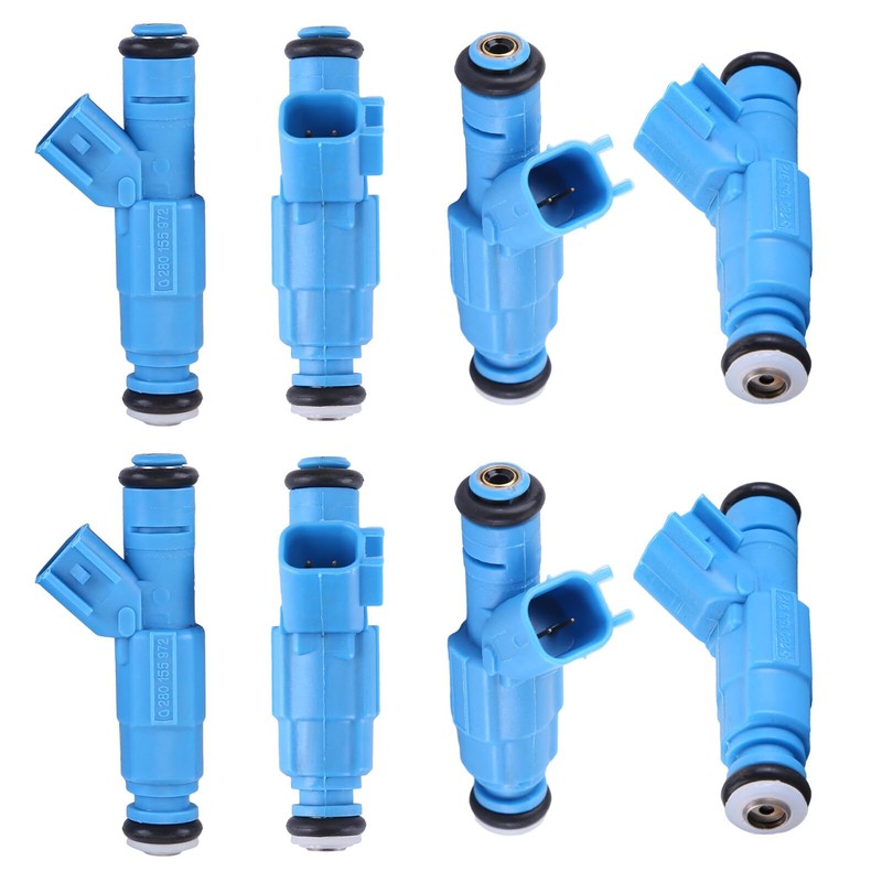 Slakerbe 8 Pcs Fuel Injectors fit for F150 E150 E250