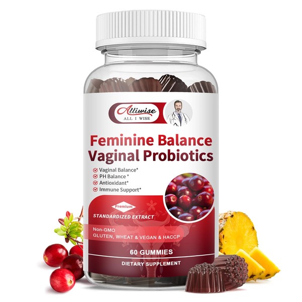 Alliwise Pineapple Feminine Balance Gummies for Women - PH Health