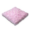 Resonant Energies 6.5 Inch Square Pink Rosebud Fleece Tiara &