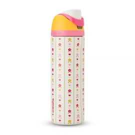 [Limited Drop] "Cherry Blossom" Owala 32oz FreeSip Bottle – Stylish Hydration with Leak-Resistant Cap, Great for Sports & Outdoor Adventures:_Flower Crown Floral