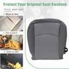 Priprilod Cloth Driver Side Bottom Replacement Seat Cover Gray(#X8) Compatible