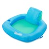 SwimWays Spring Float Premium SunSeat Blue Inflatable Swimming Chair