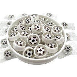Soccer Candy - Hard Candy 8 OZ Resealable Bag of Individually Wrapped Small Candy (approx. 58 pcs) Hard Candies - Great for Soccer Party Favors - Snacks for Team - Birthday Favors Party Bags - Office Candy - Yummy Treats for Kids and Adults