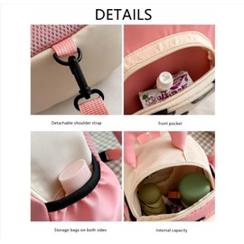 SJTJSPX Children's Backpack Boys Girls Children's Bag, Nursery and Nursery School Backpack, Adjustable Straps, School Bag for School Bag Toddler, Cartoon Panda Children's Travel Bag from 2 Years