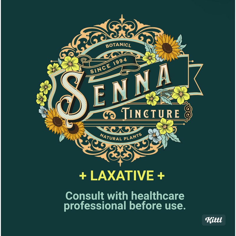 100% Pure Senna Laxative Senna Extract (Senna Alexandrina) Detox Tea