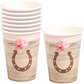 Fun Express HORSE PARTY PAPER CUP - Party Supplies - 8 Pieces