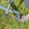 VOSS.farming Ground plate for Z-profile fence posts, bracing of wild
