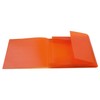 HERMA 19503 Portfolio Folder DIN A4 Translucent Orange, Sturdy Plastic,