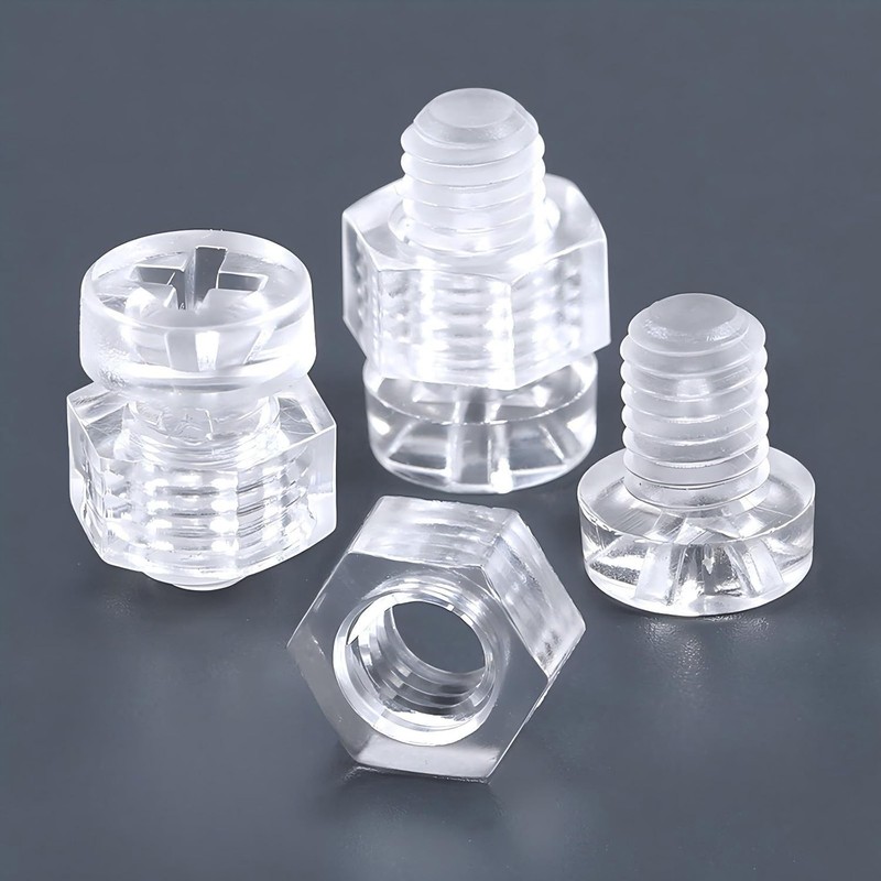 Qrity Pack of 20 Screws and Nuts Kit, M6 x