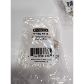 Liberty 12 -  Artesia 1-3/4 in. (44mm) Champagne Bronze Bar Cabinet Knob P17020C-CZ-CP