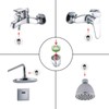 Shower Flow Reducer Limiter Set Saves Handheld or Fixed/Rain Shower