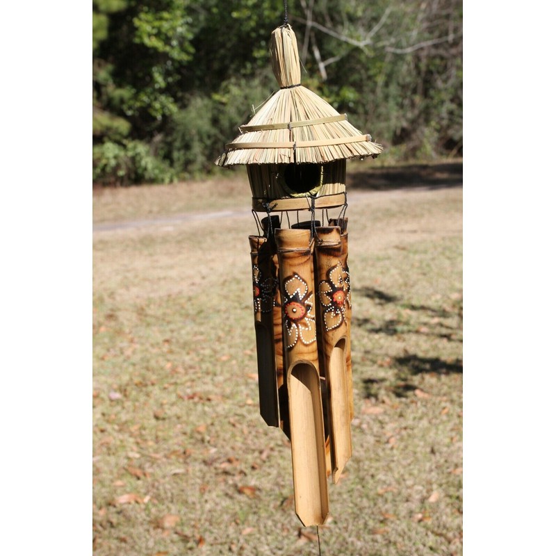 Stoneledge Investments Beach Theme Patio Decor Valentine Gift Bamboo Wind