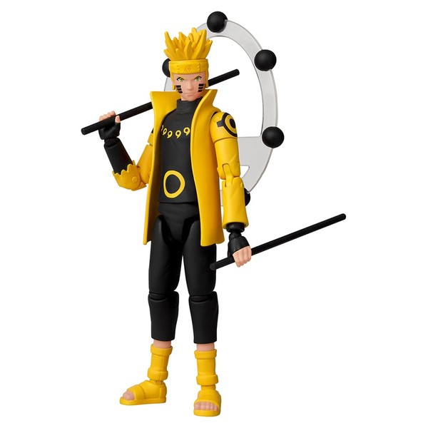 BANDAI Anime Heroes Naruto Action Figure Naruto Sage Of Six
