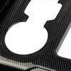 Fewshaw Carbon Fiber Center Console Front Cup Holder Cover Trim